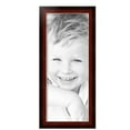 thumbnail image 2 of ArtToFrames 10" x 25" Matte Mahogany with Gold Accent Diploma Picture Frame, 10x25 inch Brown Wood Poster Frame (WOM-5109),  Pack, 2 of 7