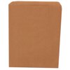 JAM Paper Merchandise Bags, 8 1/2 x 11, Kraft, 1000/Carton, Medium