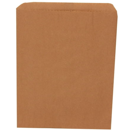 JAM Paper Merchandise Bags, 8 1/2 x 11, Kraft, 1000/Carton, Medium