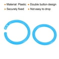 thumbnail image 4 of Unique Bargains 1.4' OD 1.1' ID Loose Leaf Rings Binder Ring Plastic for Book DIY Scrapbook Notebook, Blue 50 Pack, 4 of 5