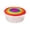 A001- Style A, variant on Food Storage Containers Rainbow Airtight 7 Pack Reusable Nesting Kitchen Leakproof Meal Prep Organizer Set