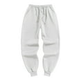 thumbnail image 4 of Huankd Mens Sweat Suits 2 Piece Set Oversized Drawstring Long Sleeve Hoodie Tops Baggy Sweatpants Tracksuit Fall Outfits White M, 4 of 8