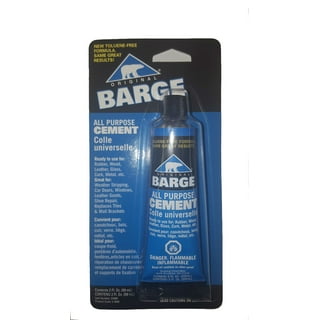 6 Tubes Barge All Purpose Cement Leather Rubber Wood Glass Glue 2 oz