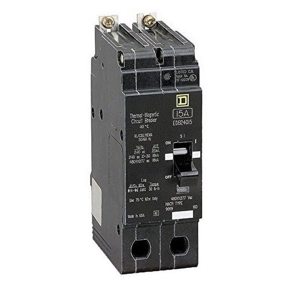 Square D EDB24070 2 Pole 70 Amp 480v Circuit Breaker EDB