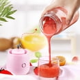 thumbnail image 3 of Exprimidor EléCtrico DoméStico PortáTil USB Recargable MáQuina de Frutas de Jugo Rosa, 3 of 5