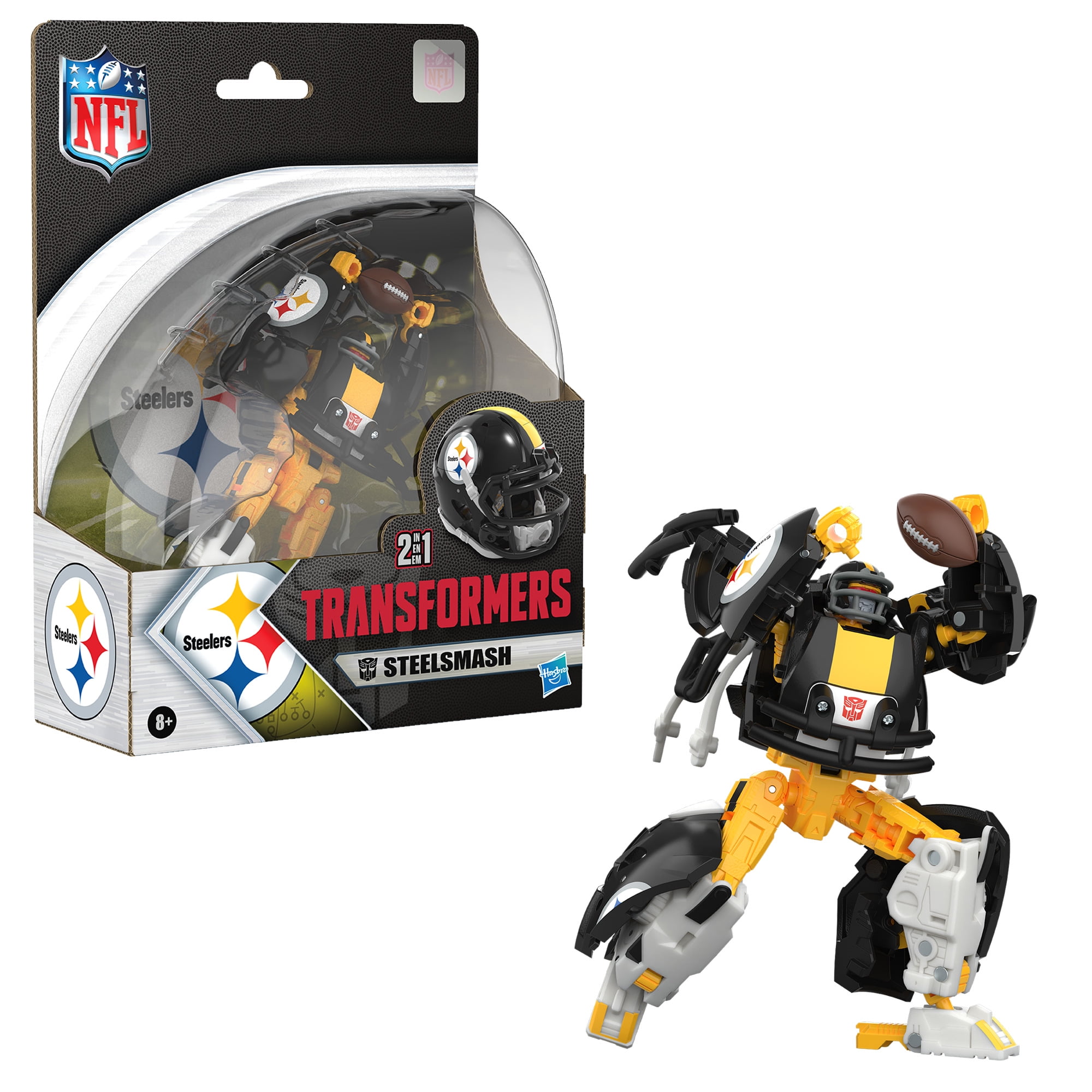 Transformers NFL Pittsburgh Steelers Steelsmash Action Figure