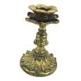 thumbnail image 4 of Soporte para candelabro, candelabro desgastado, decoración de utilería fotográfica, candelabro cónico para fiesta en casa oro, 4 of 8