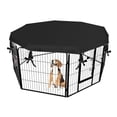 thumbnail image 4 of Bgsha 8 Panel Dog Playpen Cover with Adjustable Size for Indoor and Outdoor Use, 4 of 9