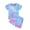 Z5141 Blue, variant on Toddler Girls Outfit Two Piece Kids Spring Summer Print Cotton Short Sleeve Tshirt Shorts Clothing Sets for Girls Size 3-4T