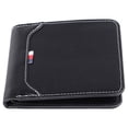 thumbnail image 1 of Cartera Con Tarjetero, Cartera Delgada De Cuero De PU, Elegante, Negra, Elegante, A Prueba De Arañazos, Portátil Para Trabajo De Oficina, 1 of 7