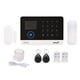 thumbnail image 1 of Sistema de alarmas Irfora 433MHz WIFI inalámbrico + GSM Sistema de seguridad de alarma de marcación automática Pantalla LCD Sensor de puerta Sensor de movimiento PIR Aplicación de teléfono Control rem Irfora Sistema de alarmas, 1 of 7