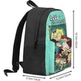 thumbnail image 2 of The Loud Anime House Backpack with Large Capacity Laptop Backpack Business Daypack Adjustable Shoulder Strap Bookbag 16.5 inch, 2 of 8