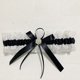 thumbnail image 3 of Ligas blancas para novia (2 piezas), liga de boda con encaje elástico, conjunto de liga de boda, accesorios de novia, 3 of 3