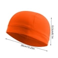 thumbnail image 4 of Redempat Cooling Skull Caps Cold-Proof Biking Bright Color Comfortable Cycling Accessories Durability Polyester Liner orange 1Set, 4 of 5