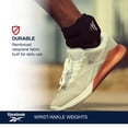 thumbnail image 3 of Wrist and Ankle Weights Reebok 2 x 0.9 kg for Workout, 3 of 5