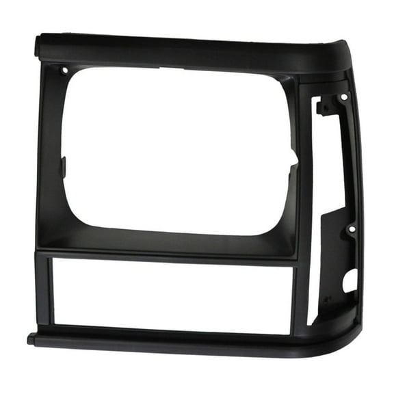 DAMAIJOY Headlight Black Trim Bezel Driver Side Left for Jeep for Cherokee Briarwood/Laredo/Limited 91-92 & Base 91-94 & Country/Sport 93-96 & SE 94-96 for Comanche Base//Pioneer 91-92