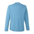 thumbnail image 5 of CORE365 CE110 Unisex Ultra UVP™ Marina Raglan Long Sleeve T-Shirt-Columbia Blue-S, 5 of 6