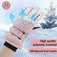 thumbnail image 5 of AOWOO Kids Winter Gloves, Kids Cold Weather Insulated Outdoor Snow Ski Gloves for Snowboarding, Sledding, Waterproof Winter Warm Gloves for Boys Girls 7-10 Years Old, 5 of 8