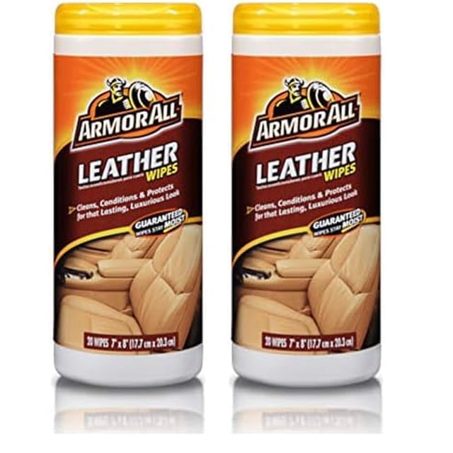 Limpiador de interiores para coche, toallitas Armor All, 20 unidades, 2 unidades