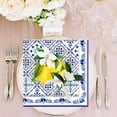 thumbnail image 5 of 20Pack Tiles Lemons Paper Napkins,Luncheon Dinner Party Napkins Napkin,Blue Yellow Fruit Theme Disposable ,for Wedding Bridal Shower Summer Party Decorations, 5 of 7