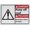 Warning Sign 5, variant on Open Shaft Keep Out Sign, Industrial Caution Warning Sign 8"x12" UV Resistant for Outdoor Mining Construction Site