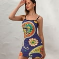 thumbnail image 3 of Ladies Elegant Sling Sleeveless Sexy Dress paisley, 3 of 6