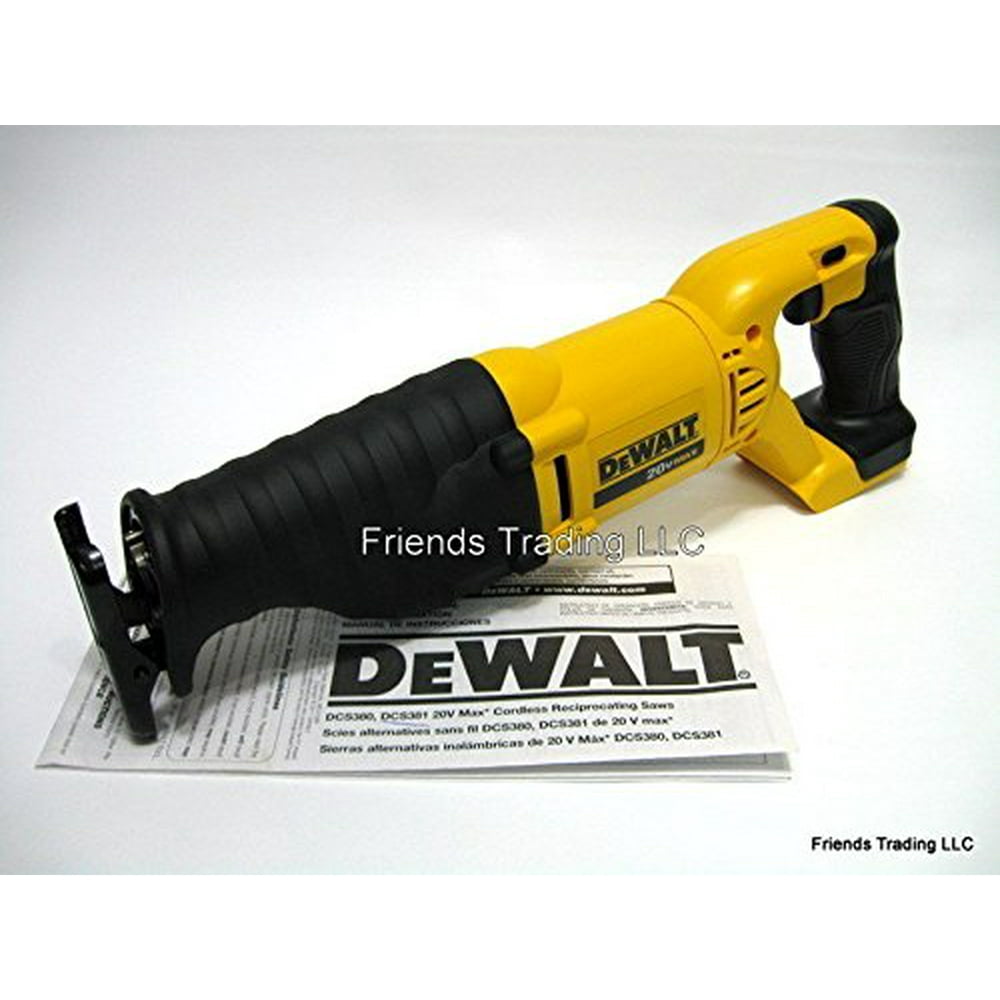 DeWalt DCS381 20Volt LithiumIon Cordless Reciprocating Saw Tool