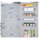 thumbnail image 4 of Organizador de alimentos para armario de montaje en puerta con diseño que ahorra espacio, estante de especias dos en uno para colgar o montar en la pared para la cocina y más (blanco), 4 of 7