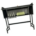 thumbnail image 3 of 2 Tier Dish Drying Rack Rust Resistant Drainer Rack for Kitchen Sink, Multifunctional Shelf with Unique Drainage Design, Metal Material, 3 of 8