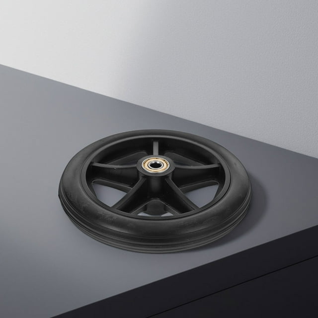 HAMPPLIES Roue avant en Caoutchouc de Remplacement pour Fauteuil Roulant Facile à Installer Polyvalente Usage Intérieur Extérieur