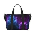 thumbnail image 2 of Women Men Universe Nebula Galaxy Gym Duffel Bag Travel Carry On Weekender Overnight Tote Personal Item Bag, 2 of 6