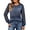 Blue Print, variant on UVN Blouses for Women Dressy Lace Pleated Tunic Tops Casual Long Sleeve Fall Shirts