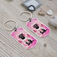 thumbnail image 4 of Faith Love Hope Labrador Retriever Breast Cancer Awareness Survivor Stainless Steel Keychain Lab Dog Lover Gifts Collar Charm Tag Keyring - 02017, 4 of 5