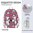 thumbnail image 5 of Cute Bulldogs Backpack for School,Cute School Bag,Schoolbag with Adjustable Shoulder Straps & Padded Back,15"x11.42"x5.5", 5 of 6