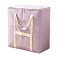 thumbnail image 3 of Large Non-Woven Quilt Storage Bag Style Foldable Clothes Bedding Organizer Box Bin 20x20x16 Inches Thick Moving Storage Tote, 3 of 6