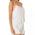 thumbnail image 2 of California Waves Juniors' Tie-Waist Swim Cover-Up Romper, 2 of 4