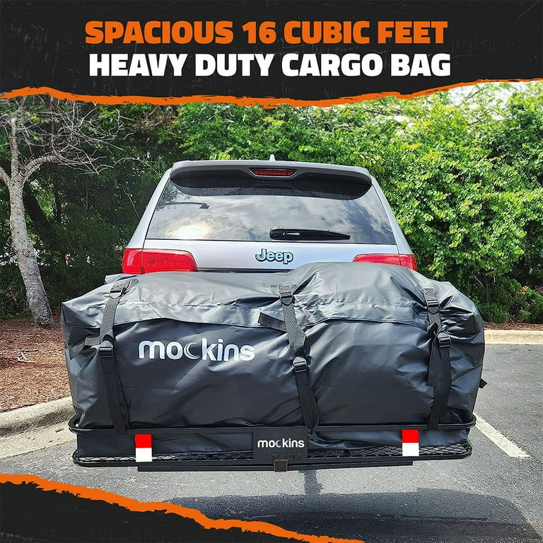 Mockins Waterproof Black Hitch Cargo Carrier Bag | 57 Mockins Waterproof Black Hitch Cargo Carrier Bag | 57