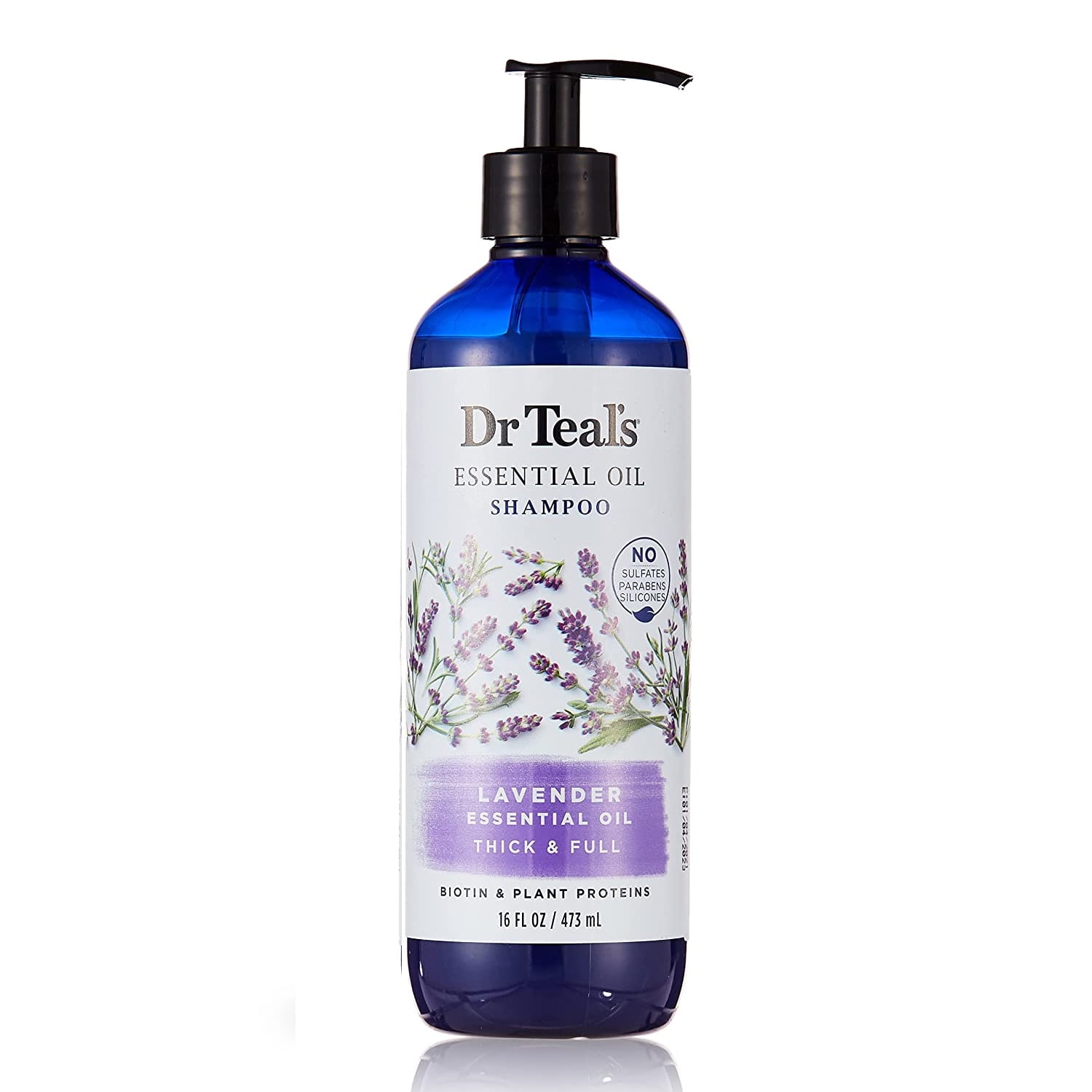 Dr Teal's Lavender Thick & Full Shampoo, 16 Oz.