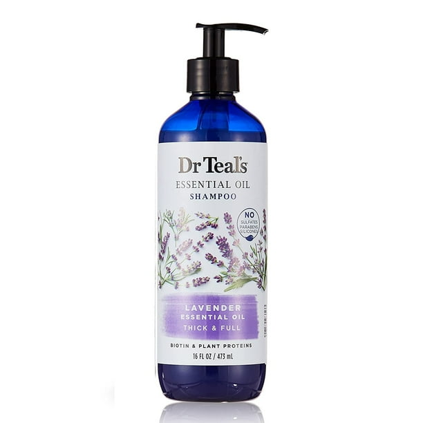 Dr Teal's Lavender Thick & Full Shampoo, 16 Oz.