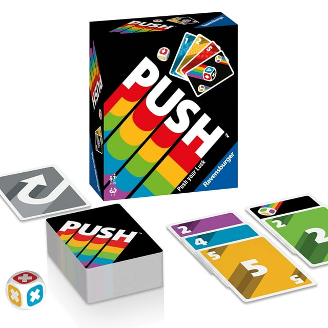 Juego de cartas Ravensburger Push 2024 Family 2-6 jugadores a partir de 8 años