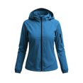 thumbnail image 3 of Ghalytn Women's Packable Hooded Rain Jacket with Arm Zipper Pocket, Waterproof Windproof Lightweight Travel Coat, 3 of 3
