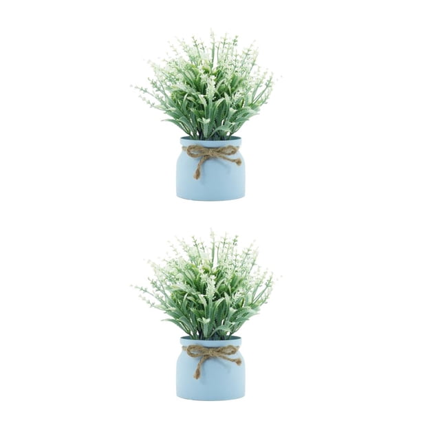 Plantas en macetas falsas Bewildely maceta de escritorio artificial bonsái de plástico decoración