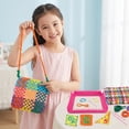 thumbnail image 6 of Weaving Loom Kit for Kids and Adults, DIY Arts and Crafts Toy with Colorful Loops & Plastic Frame, Easy Beginner DIY Activity for Children Ages 6+, Portable Craft Set for Home, Classroom, 6 of 6
