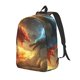 thumbnail image 1 of Fotbe Red And Blue Fire Dragon B Mochila de Lona con Estampado, Mochila Duradera, Mochila Versátil de Alta Calidad, Mochila Compacta Vintage-Medium, 1 of 5