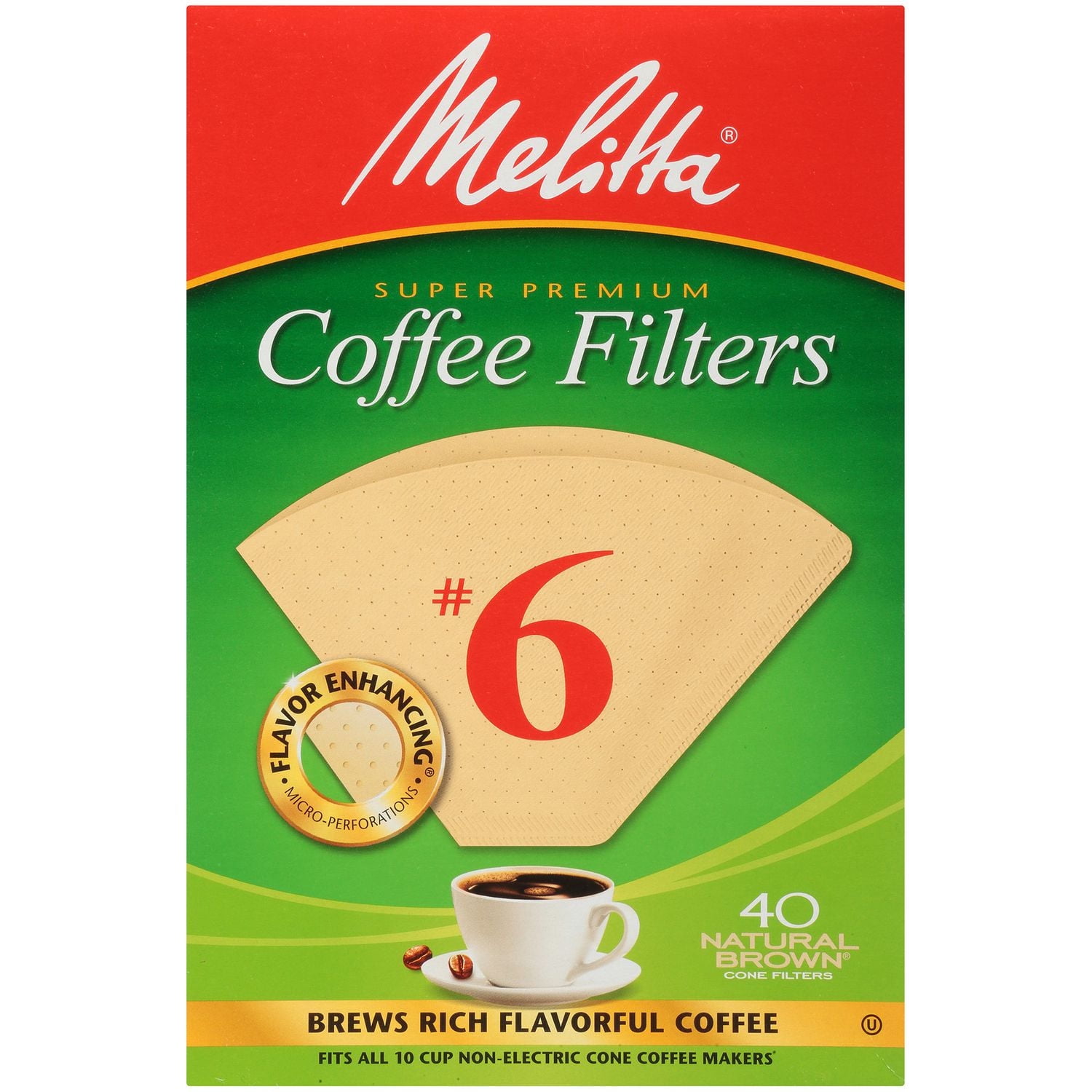Meliita brun naturel  filtres a café premiere qualite