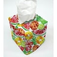 thumbnail image 2 of Watermelon & Pineapple Tropical Fruit Tissue Box Cover by Penny's Needful Things (Cube), 2 of 3