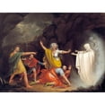 thumbnail image 2 of William Sidney Mount 18x15 Gold Ornate Wood Frame and Double Matted Museum Art Print Titled - Saul and the Witch of Endor (1828), 2 of 4