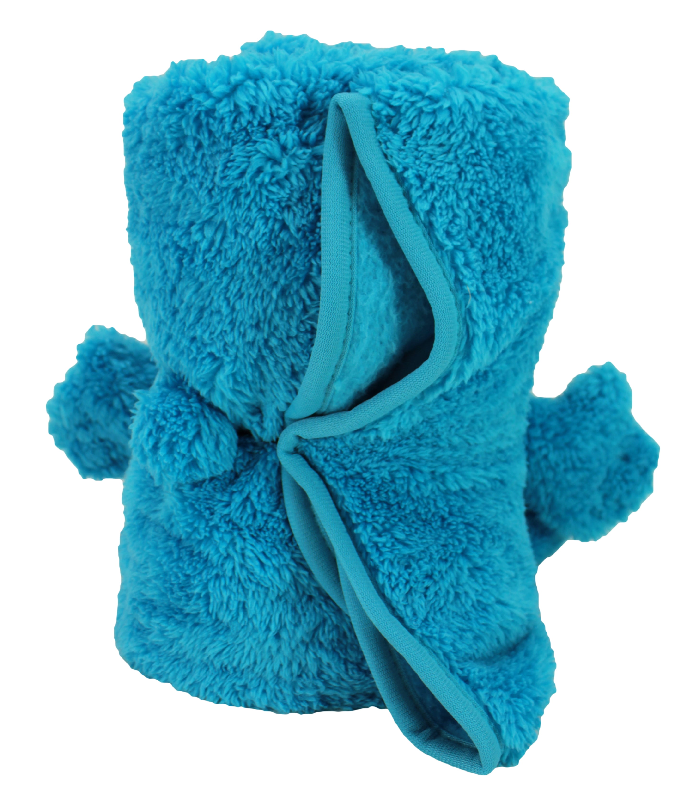 Sesame Street's Cookie Monster My Pet Blankie | Soft and Cuddly Plush Cookie Monster Blankie | 26" x 39" | Fleece and Machine Washable