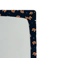 thumbnail image 3 of Ambesonne Fox Fitted Sheet 2 Pcs Set, Small Orange Forest Mammal, Twin, Navy Blue Orange, 3 of 3