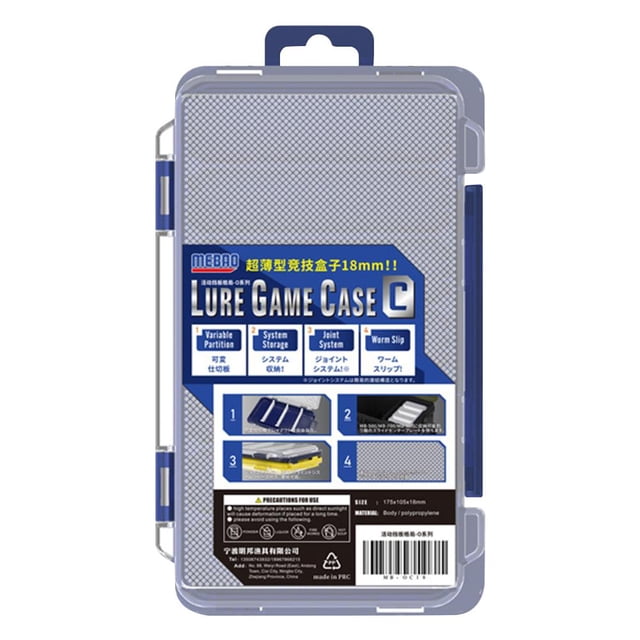 caja de pesca señuelo compartimentos de cebo portátiles cajas de anzuelos de cebo herramienta al aire libre azul JShteea El nuevo